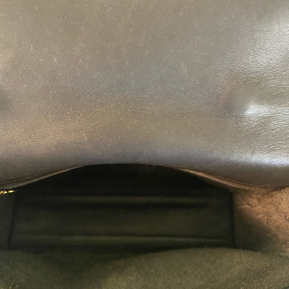 Coach Vintage Court 9870 Navy Leather Crossbody Shoulder Bag Purse - Picture 8 of 11